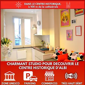 Apartment Un Jour D'Ete A Albi - Centre Unesco - 200 M Cathedrale - Parking - Animaux Acceptes, Albi